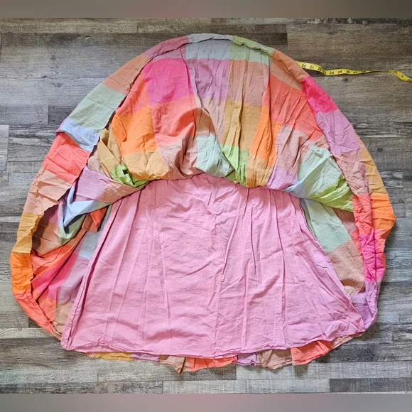 🩷💛Rujuta Sheth Maxy Skirt  Multicolor Size S🩷🩵 - Picture 4 of 6